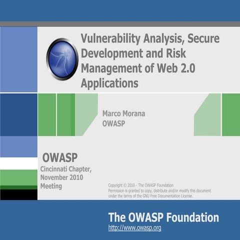Web 2.0 threats, vulnerability analysis,secure web 2.0 application developmen...