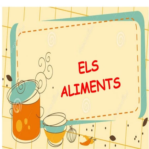 Treballem els aliments