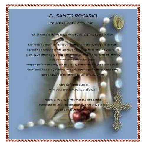El santo rosario