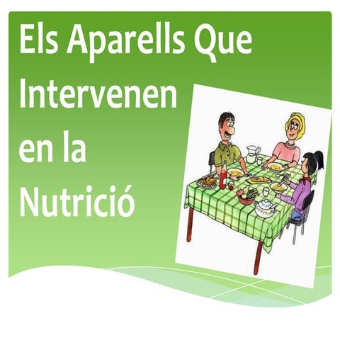 Els aparells que intervenen a la nutrició