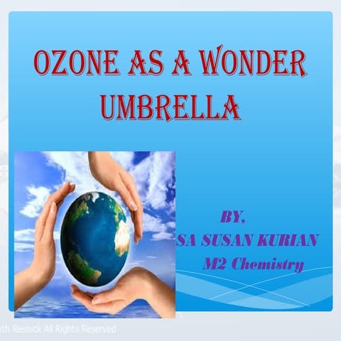 Ozone layer depletion