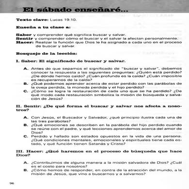 El sábado enseñaré | lección 8 | La misión de Jesús | Escuela Sabática