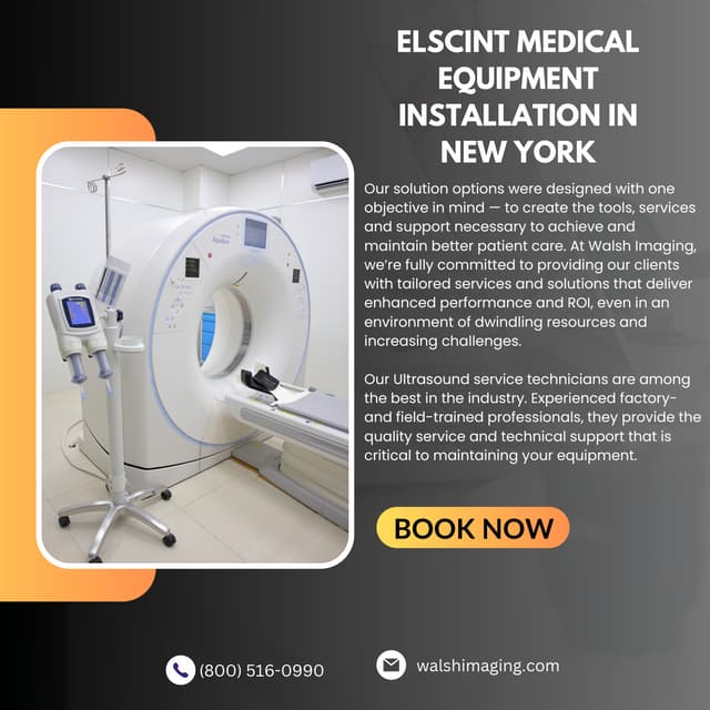 Elscint Medical Equipment Installation in New York PDF