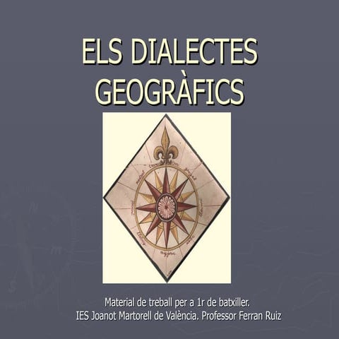 Els dialectes geogràfics
