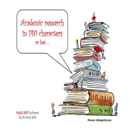 Academic Research in 140 characters ... or less