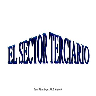 El Sector Terciario