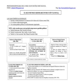 El segundo militarismo