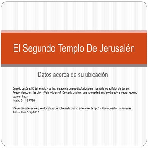 El Segundo Templo de Jerusalén