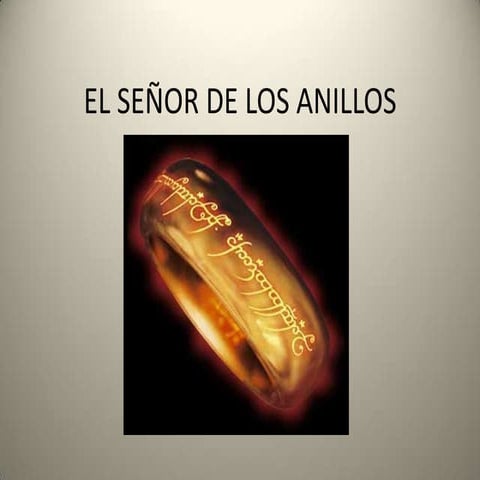El señor de los anillos