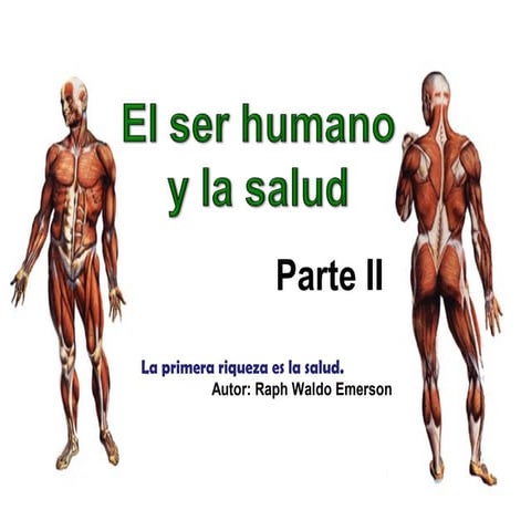 El ser humano y la salud parte ii