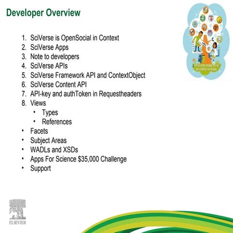 Elsevier   developer network - developer presentation