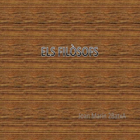 Els filòsofs
