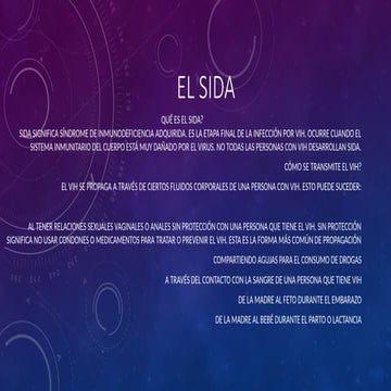 el sidaa.pptx, tdo sobre el sida. Interesante | PPTX