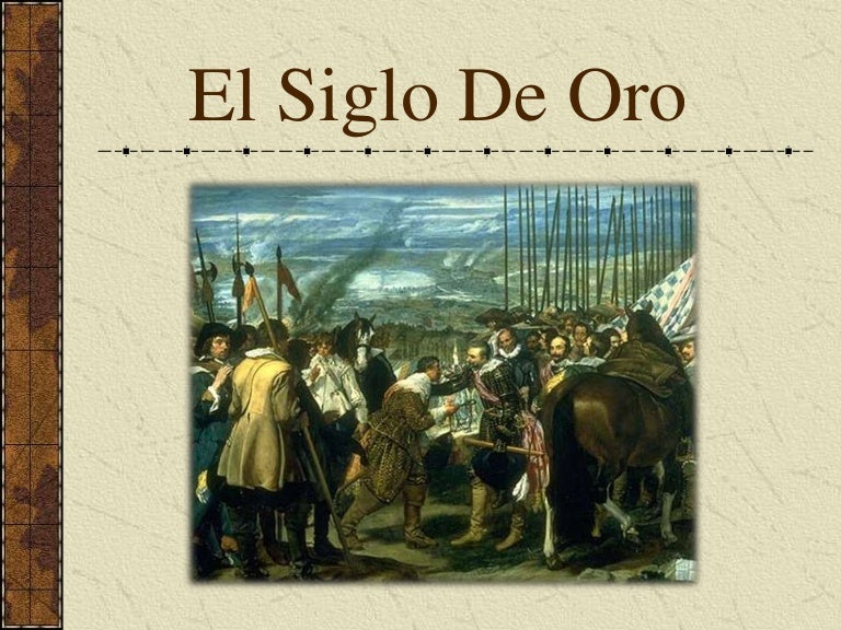 El siglo de oro español