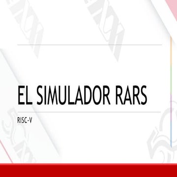 Simulador de software RARS en una maquina virtual de JAVA | PDF