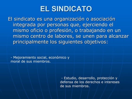 EL SINDICATO.ppt