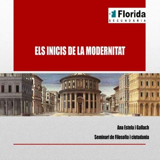 Els inicis de la Modernitat