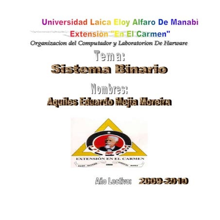 El Sistema Binario Eduann