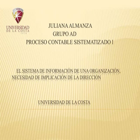 El sistema de información de una organización