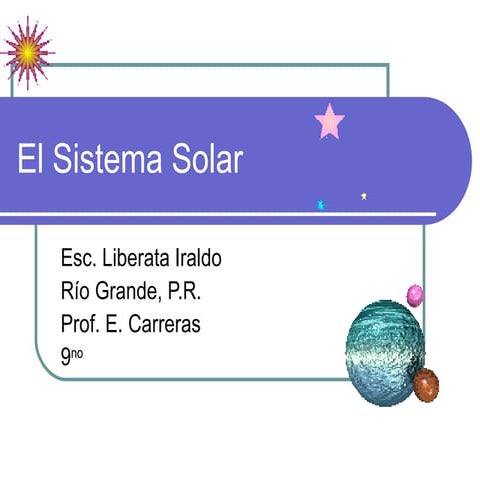 SISTEMA SOLAR