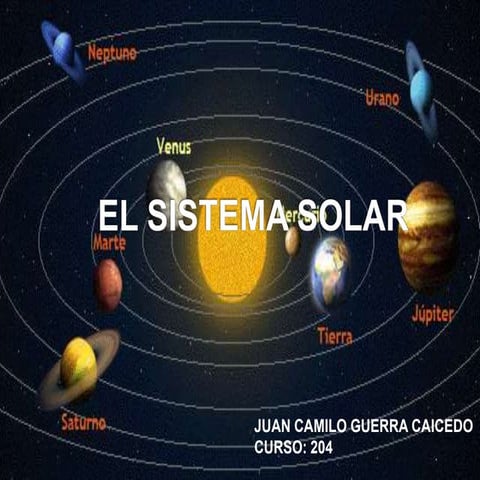 El sistema solar