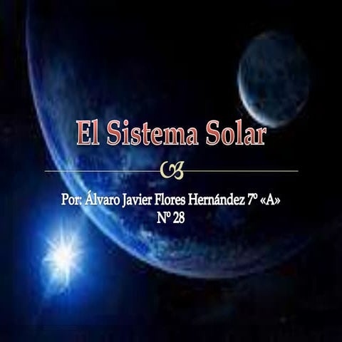 El sistema solar
