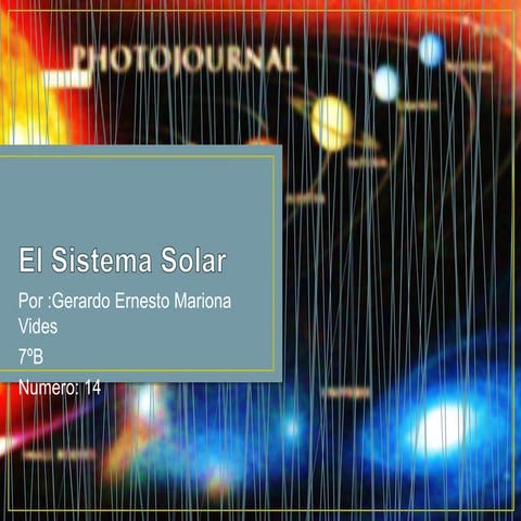 El sistema solar