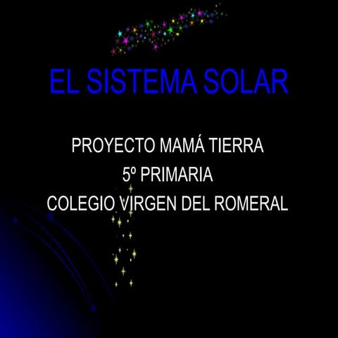 El sistema solar