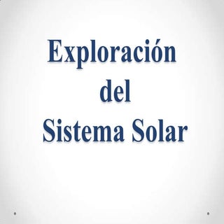 Exploración del Sistema Solar