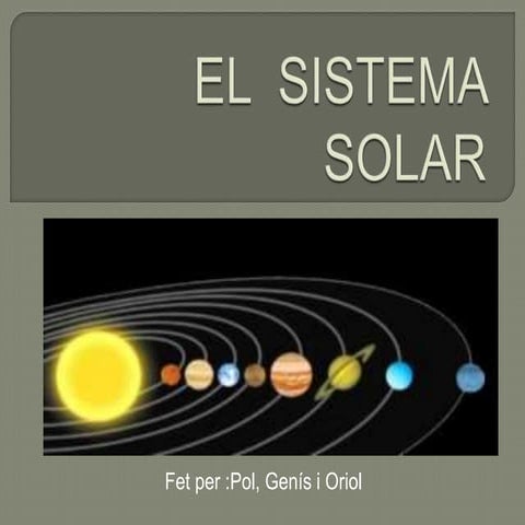 EL SISTEMA SOLAR 3