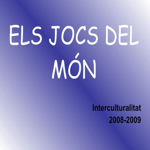 Els Jocs Del MóN