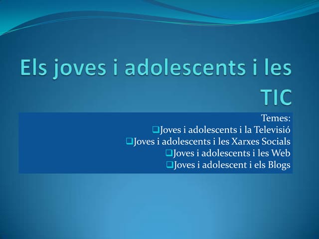 Els joves power point