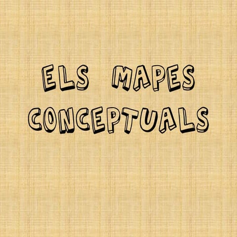 Elaboració de mapes conceptuals