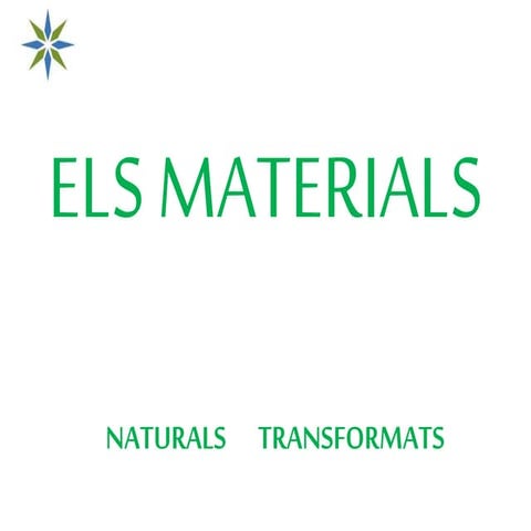 Els materials 1 | PPTX