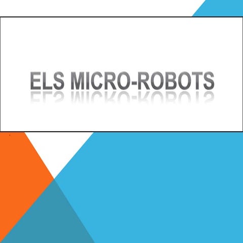 Els microrobots