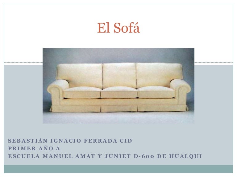 El sofá