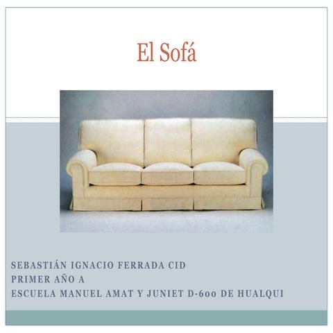 El sofá