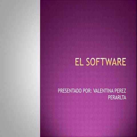 El software