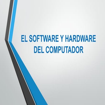 El software y hardware del computador-Linda Marcela Gallon 