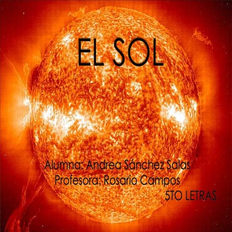 El sol | PPTX