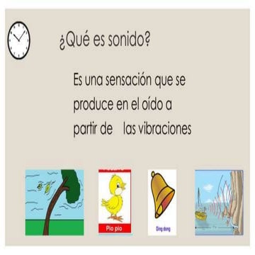 El sonido | PPTX