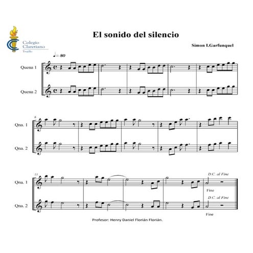 El sonido del silencio.