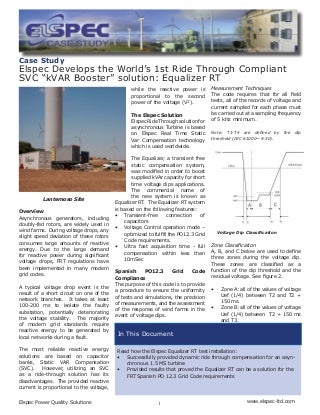 Elspec equalizer rt_datasheet