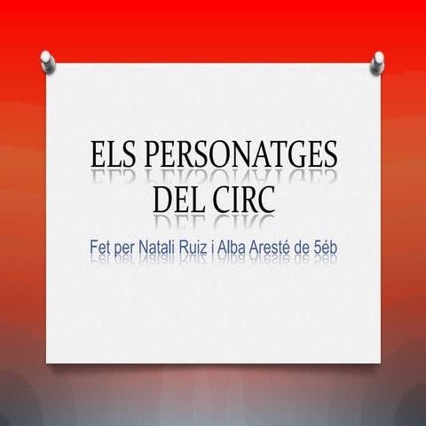 Els personatges del circ 