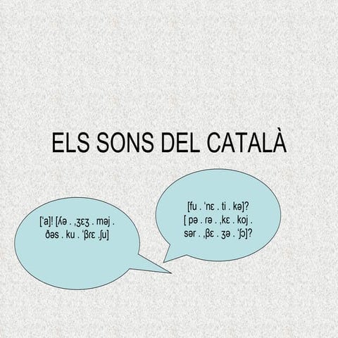 Els sons del català