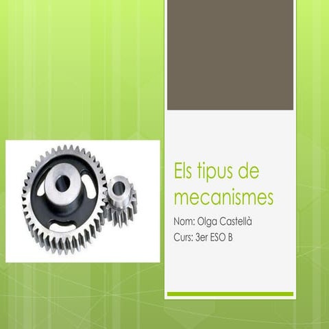 Els tipus d’engranatges