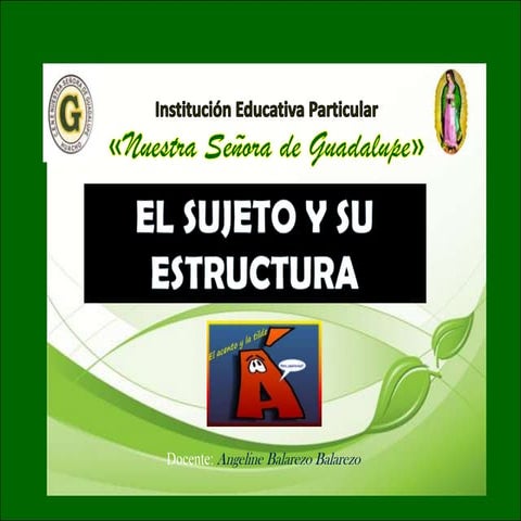 El sujeto y su estructura