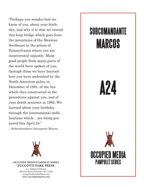 El Sup's birthday greeting to Mumia