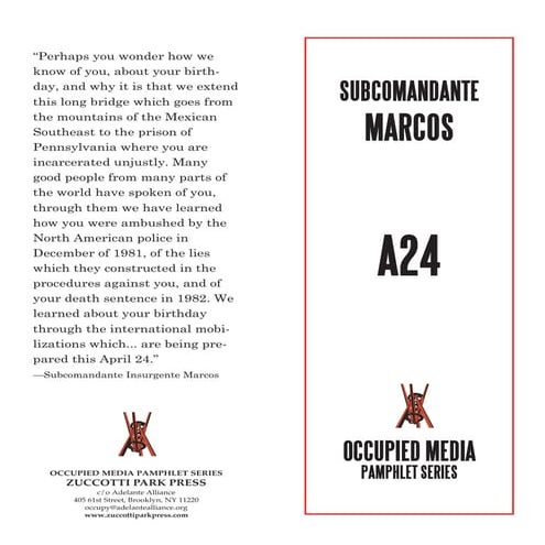 El Sup's birthday greeting to Mumia