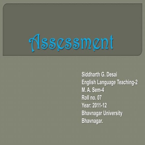 Assesment